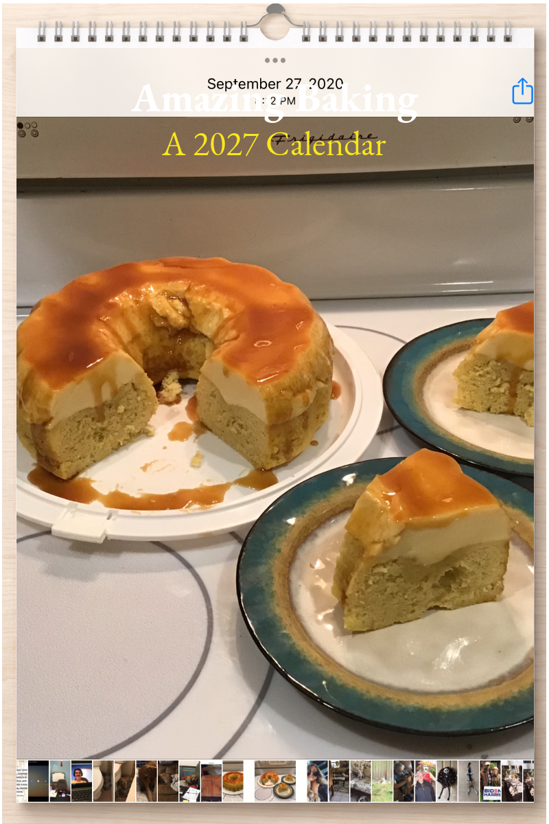 Amazing Baking: A 2027 Calendar