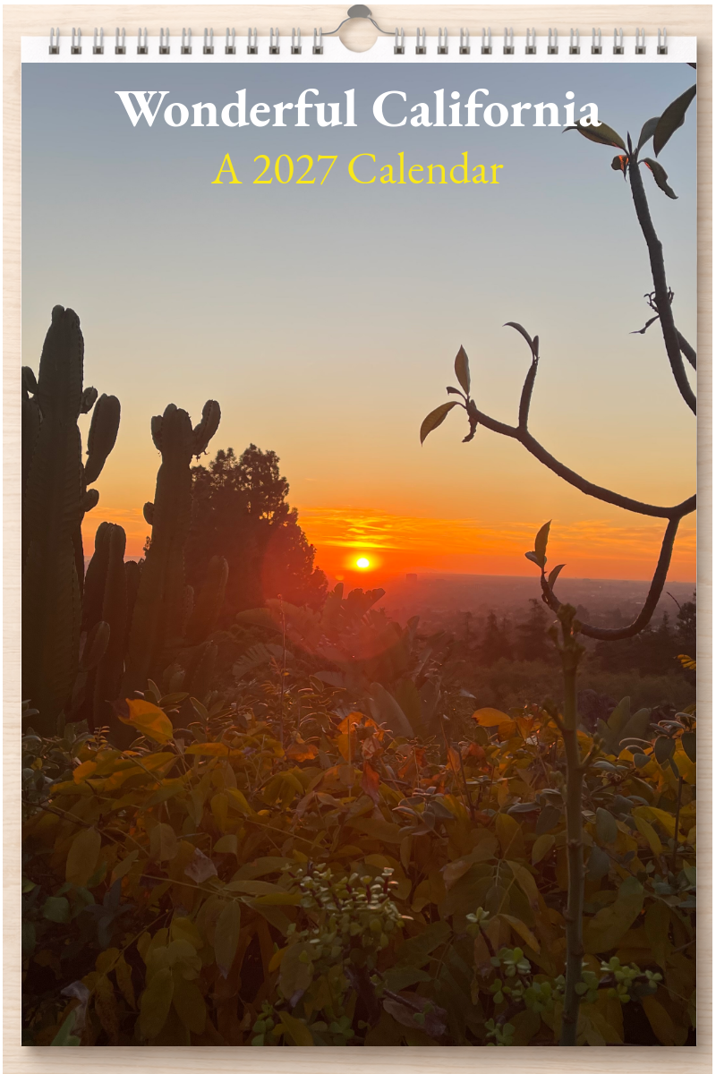 Wonderful California: A 2027 Calendar
