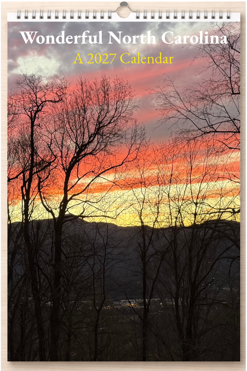 Wonderful North Carolina: A 2027 Calendar