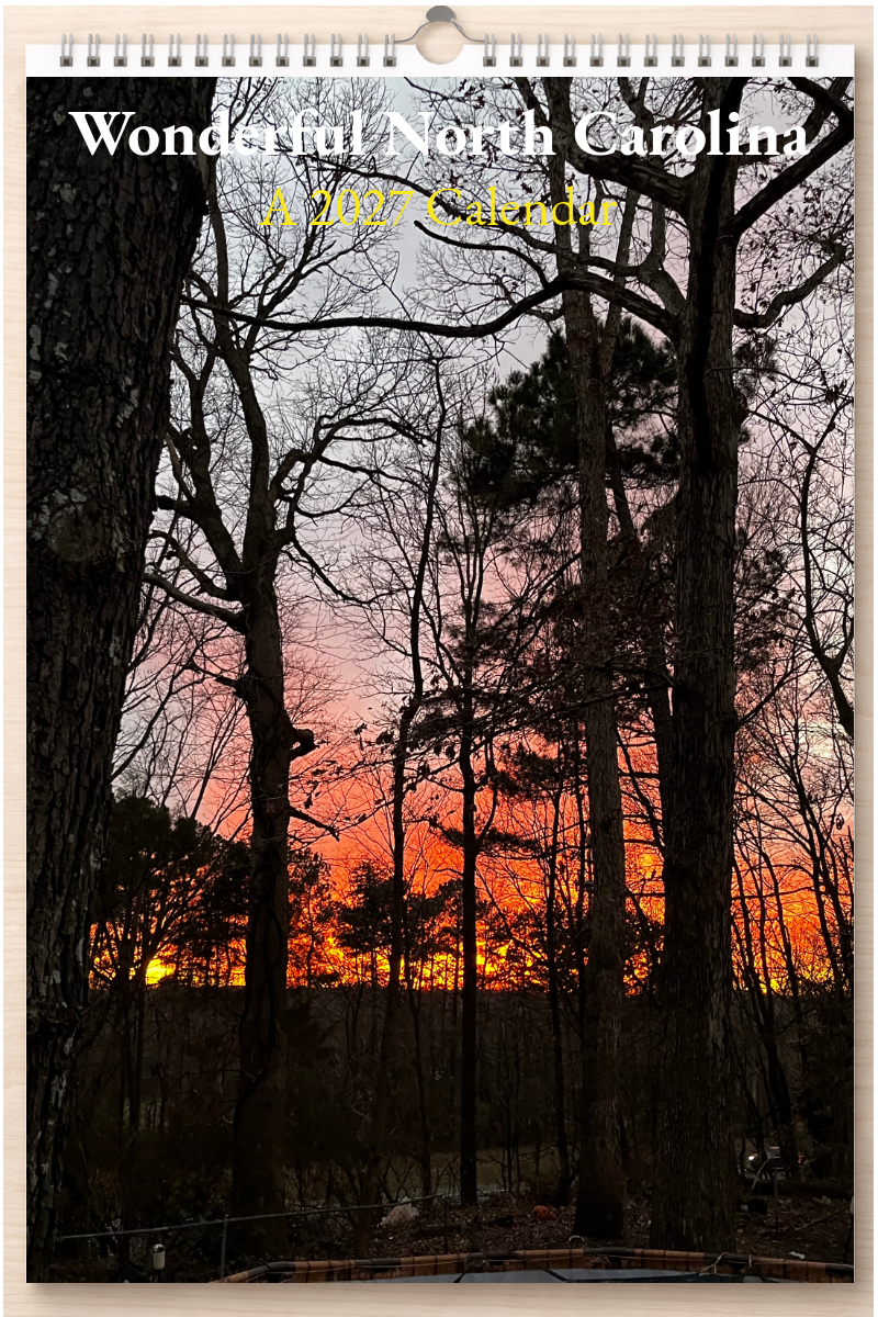 Wonderful North Carolina: A 2027 Calendar