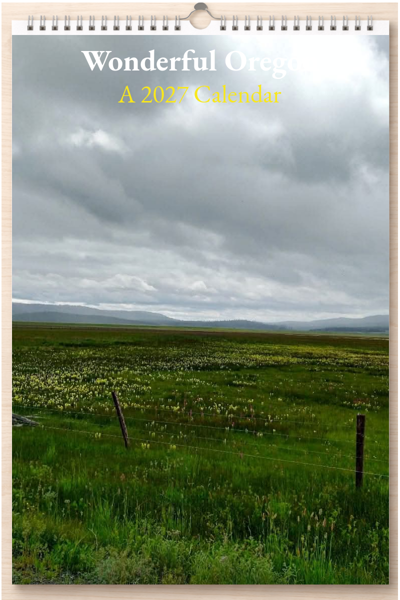 Wonderful Oregon: A 2027 Calendar
