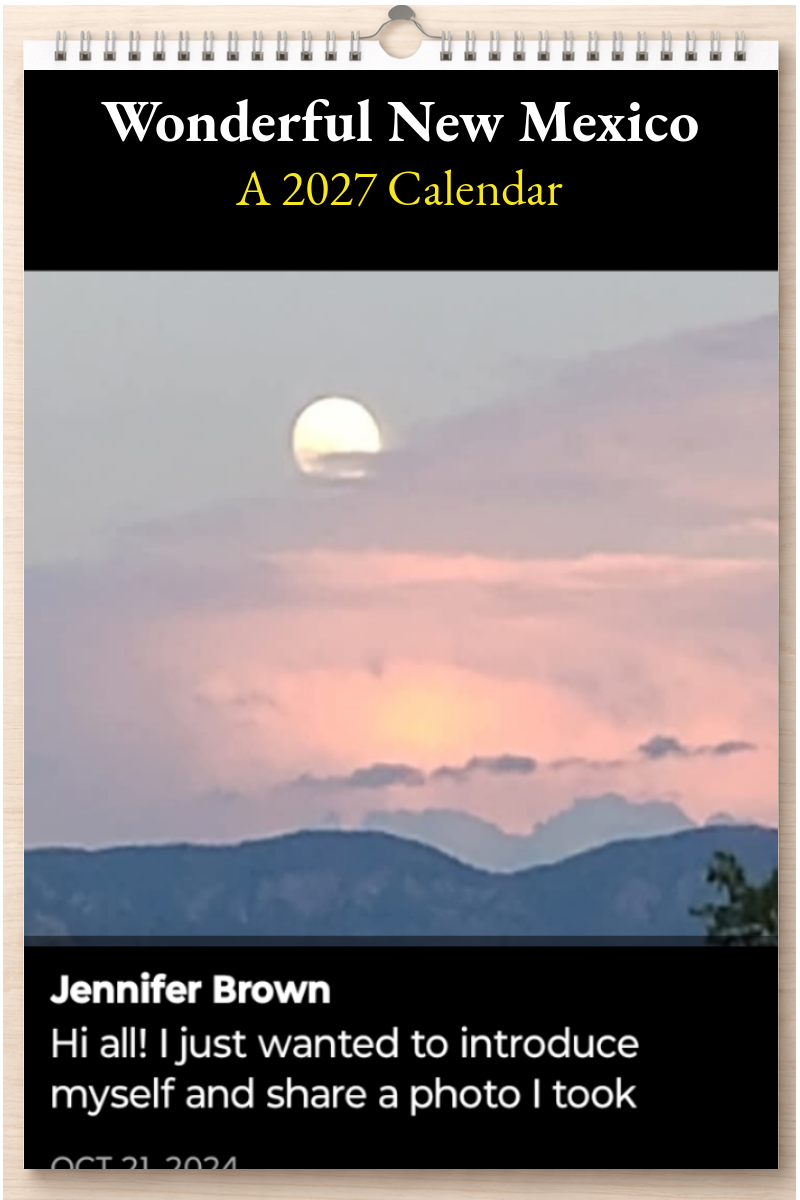 Wonderful New Mexico: A 2027 Calendar