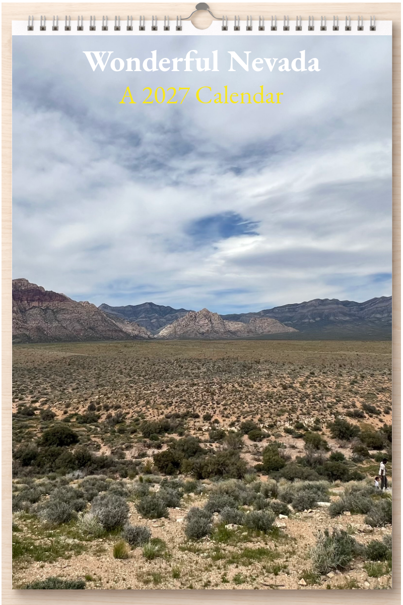 Wonderful Nevada: A 2027 Calendar