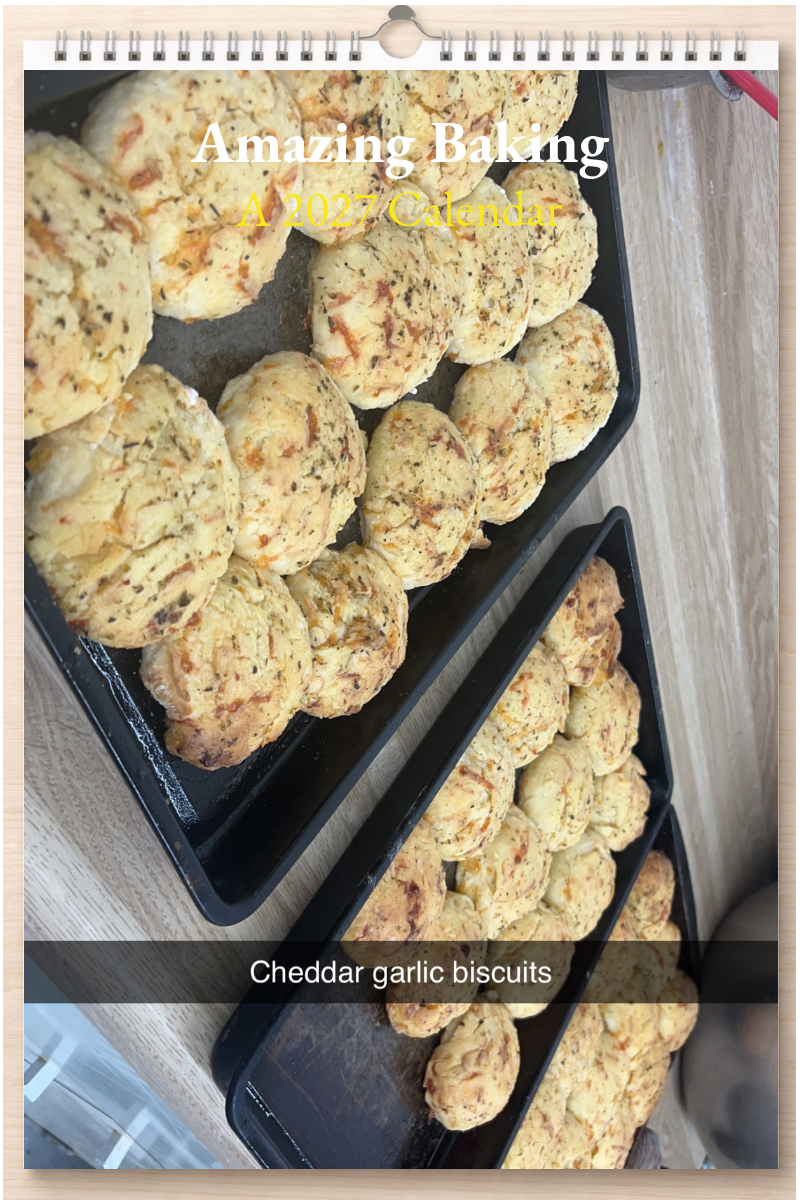 Amazing Baking: A 2027 Calendar