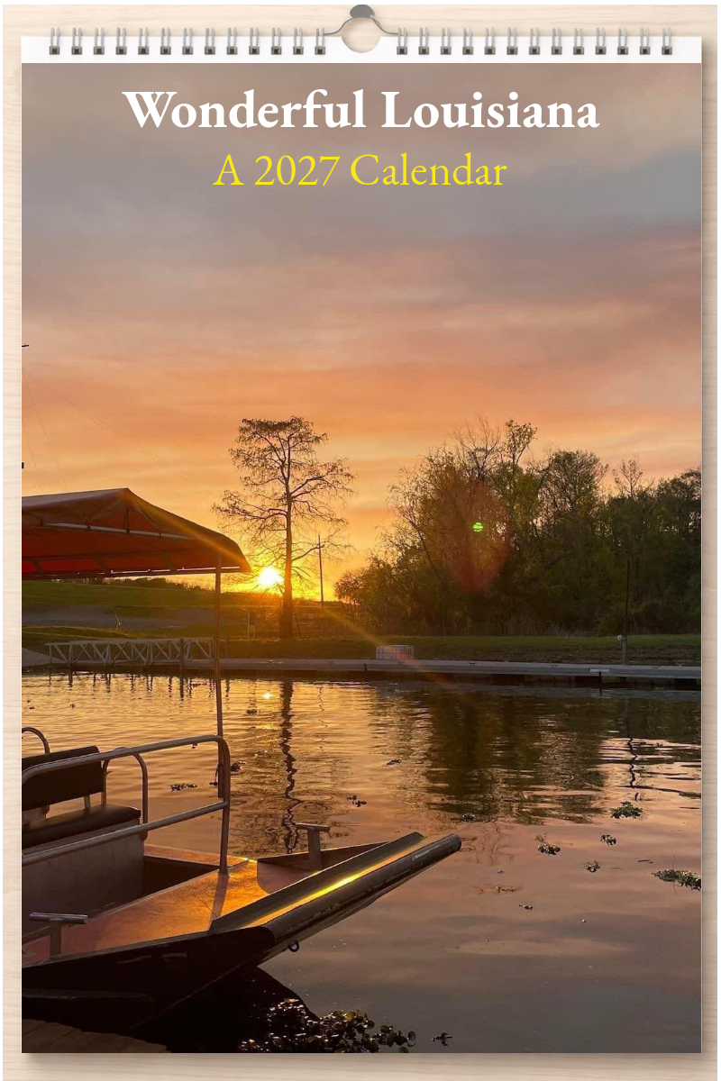 Wonderful Louisiana: A 2027 Calendar