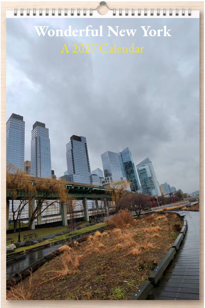 Wonderful New York: A 2027 Calendar