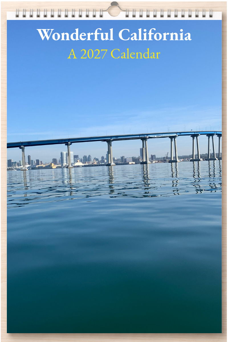 Wonderful California: A 2027 Calendar