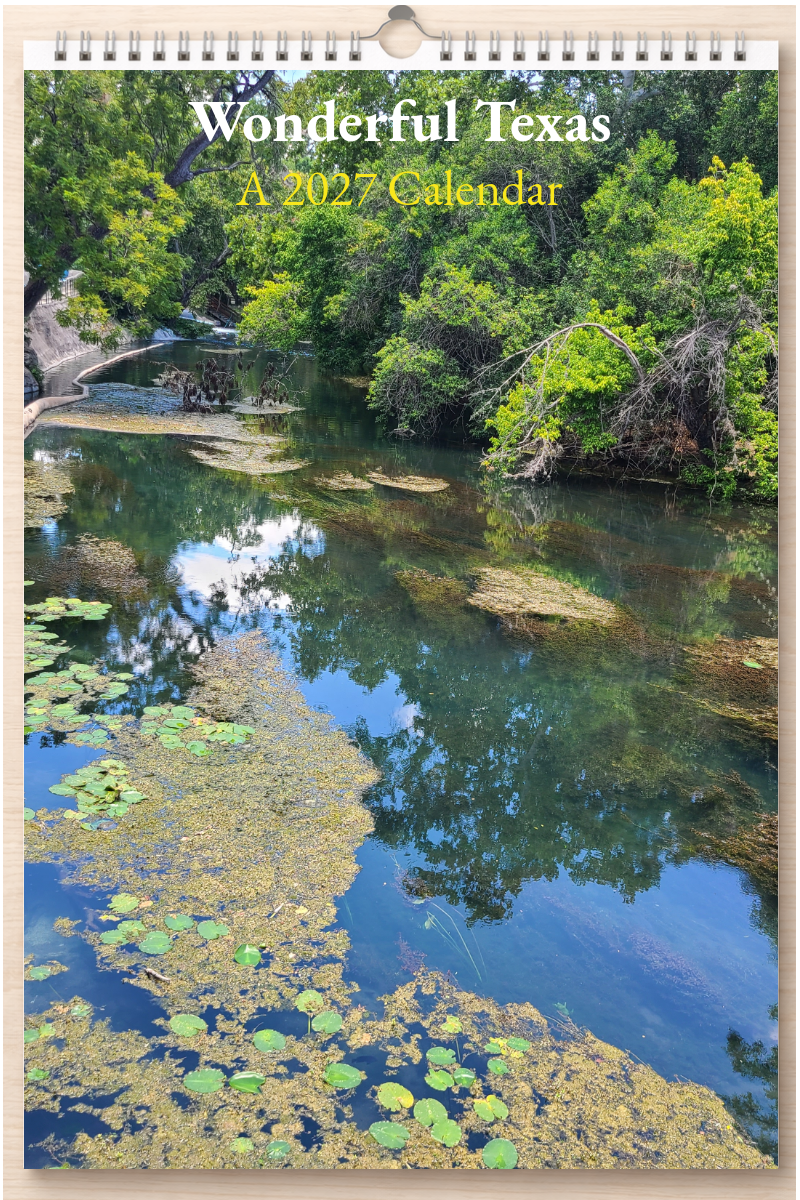 Wonderful Texas: A 2027 Calendar