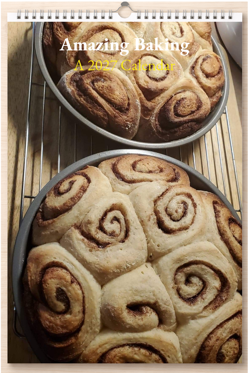 Amazing Baking: A 2027 Calendar