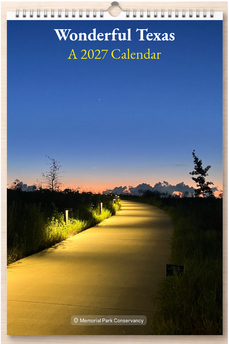 Wonderful Texas: A 2027 Calendar