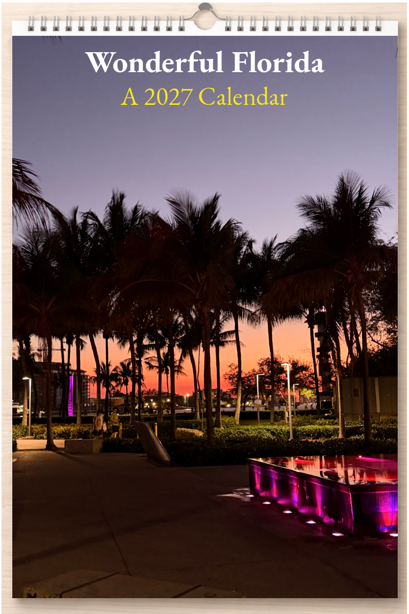 Wonderful Florida: A 2027 Calendar
