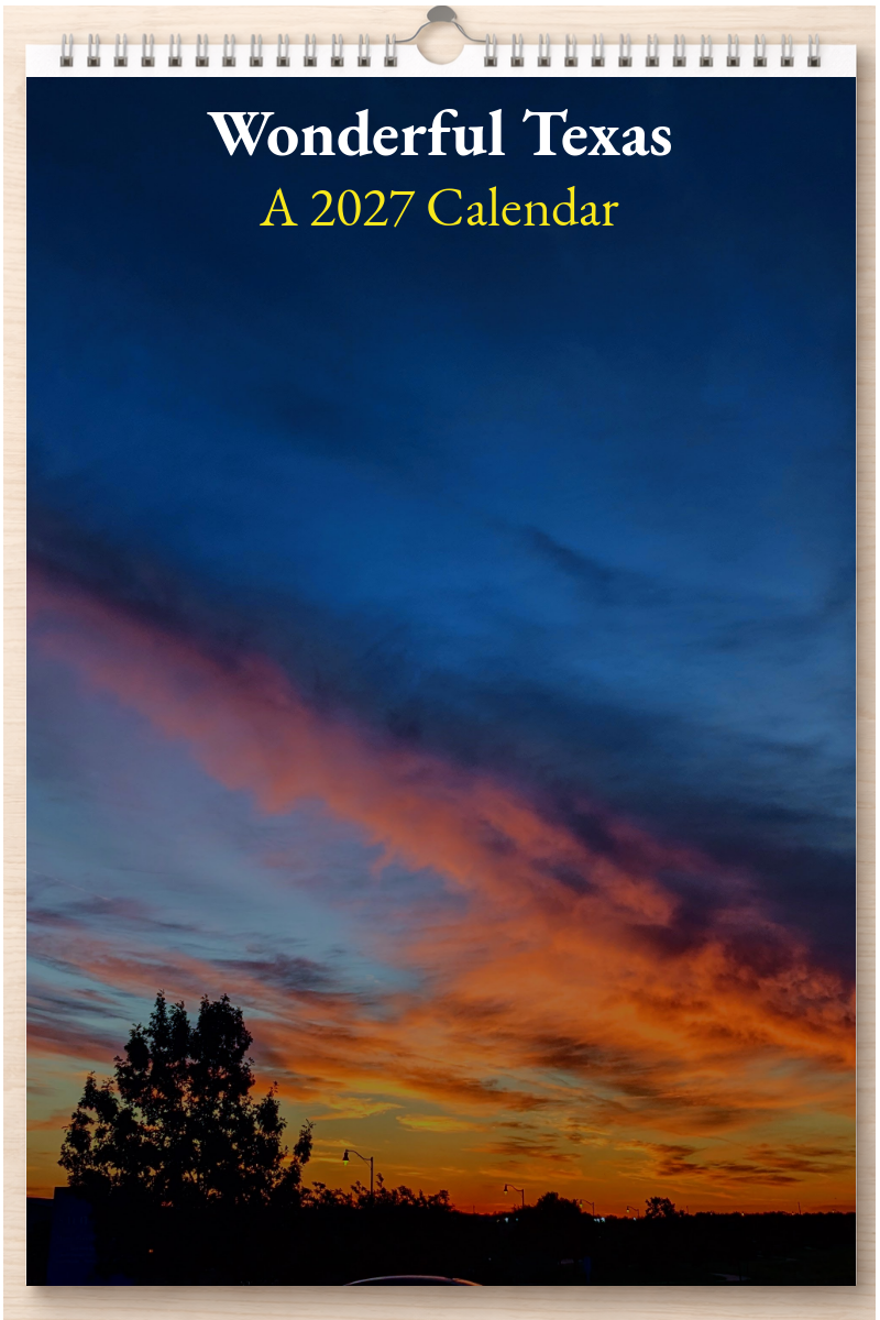 Wonderful Texas: A 2027 Calendar