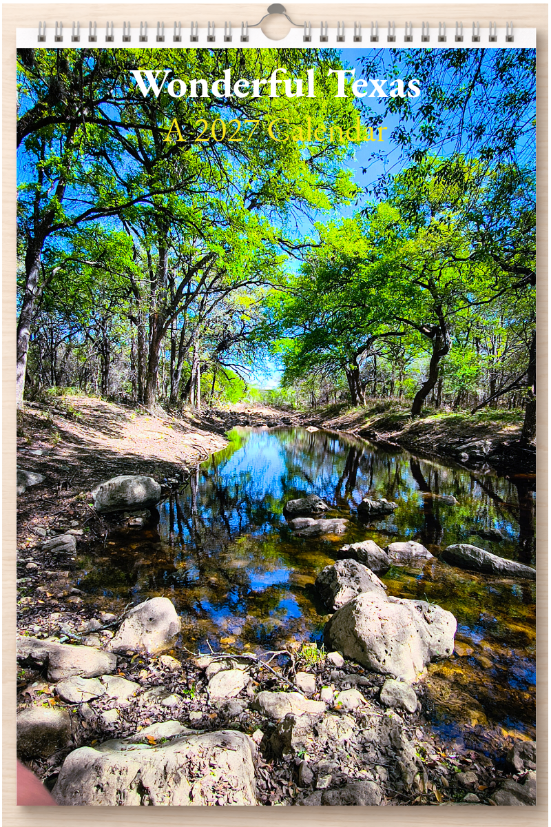 Wonderful Texas: A 2027 Calendar