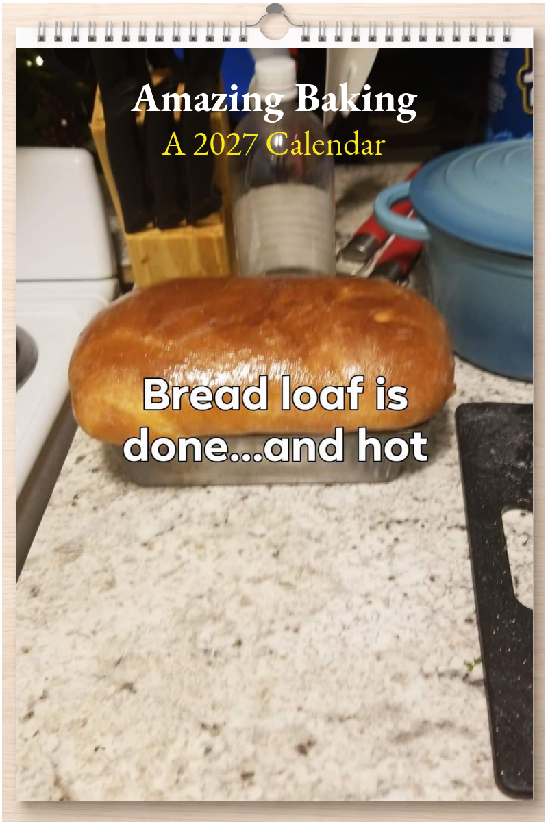 Amazing Baking: A 2027 Calendar
