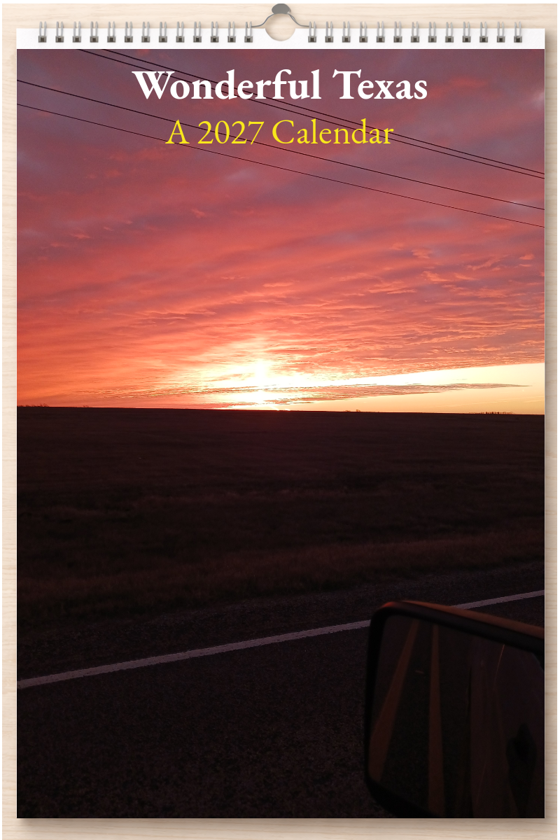 Wonderful Texas: A 2027 Calendar