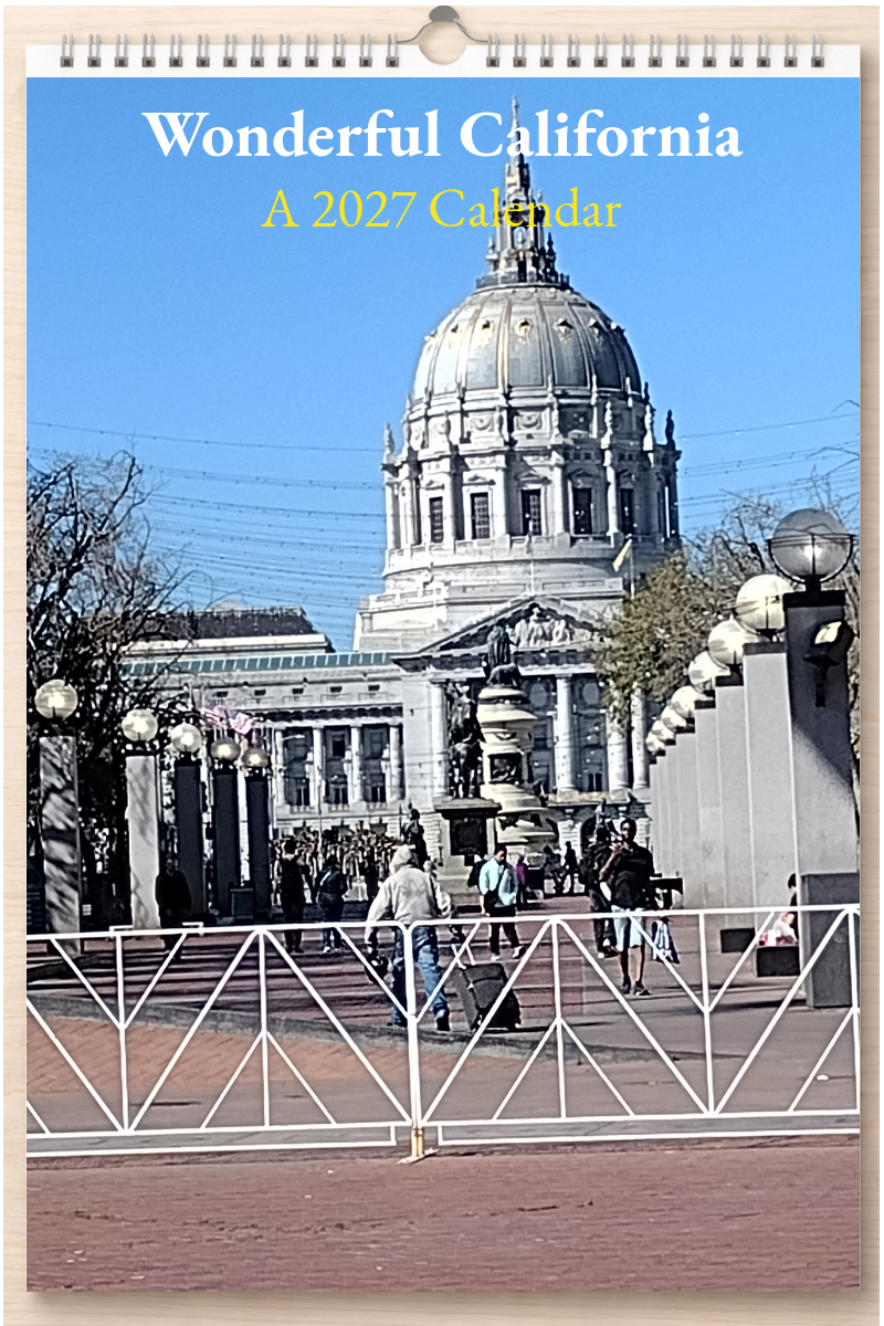 Wonderful California: A 2027 Calendar