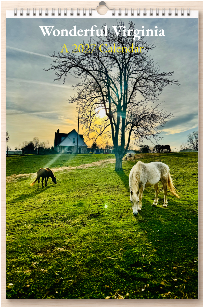 Wonderful Virginia: A 2027 Calendar