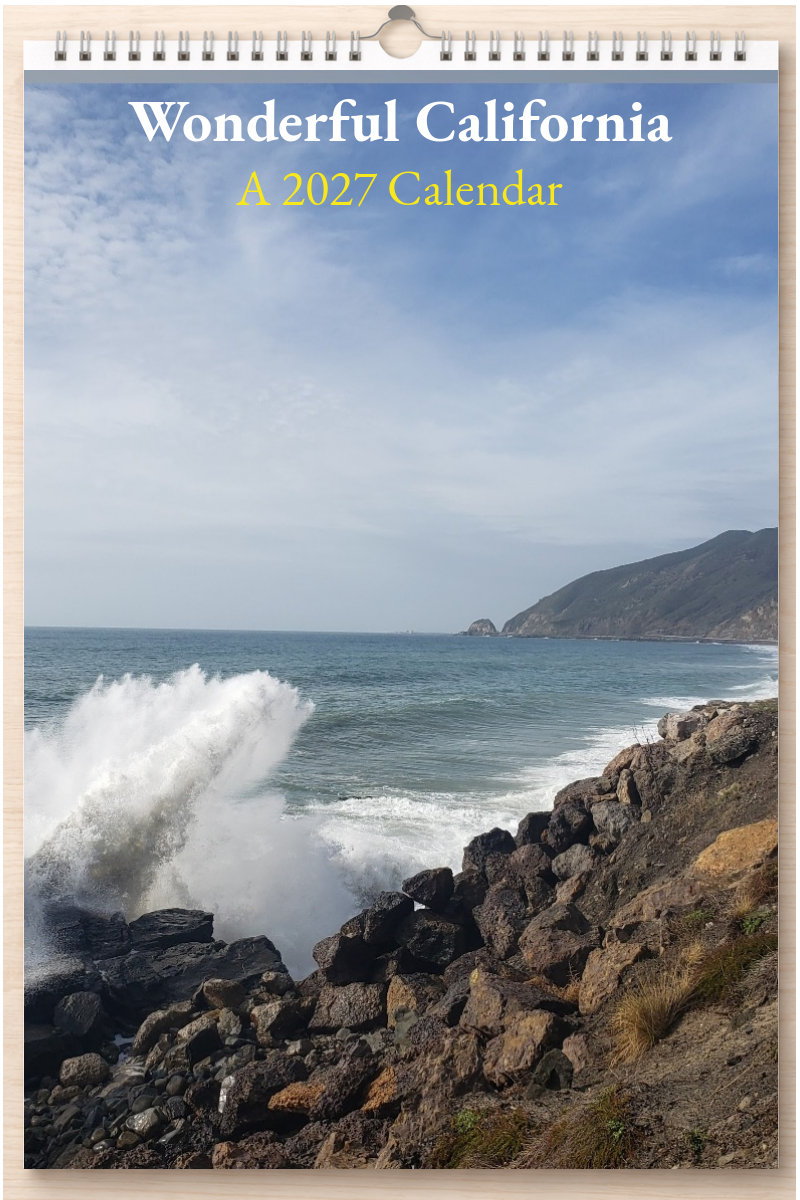 Wonderful California: A 2027 Calendar
