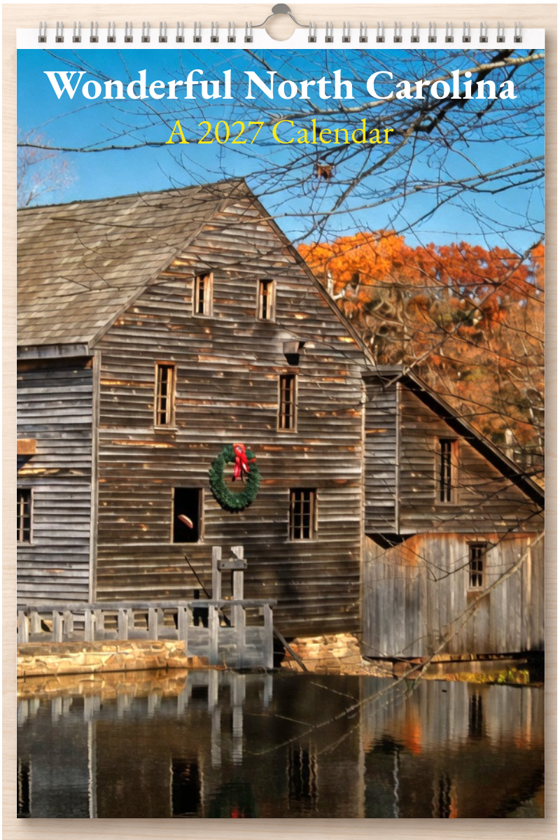 Wonderful North Carolina: A 2027 Calendar