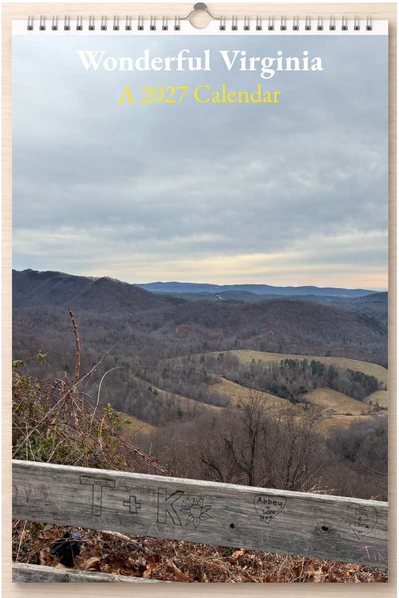 Wonderful Virginia: A 2027 Calendar