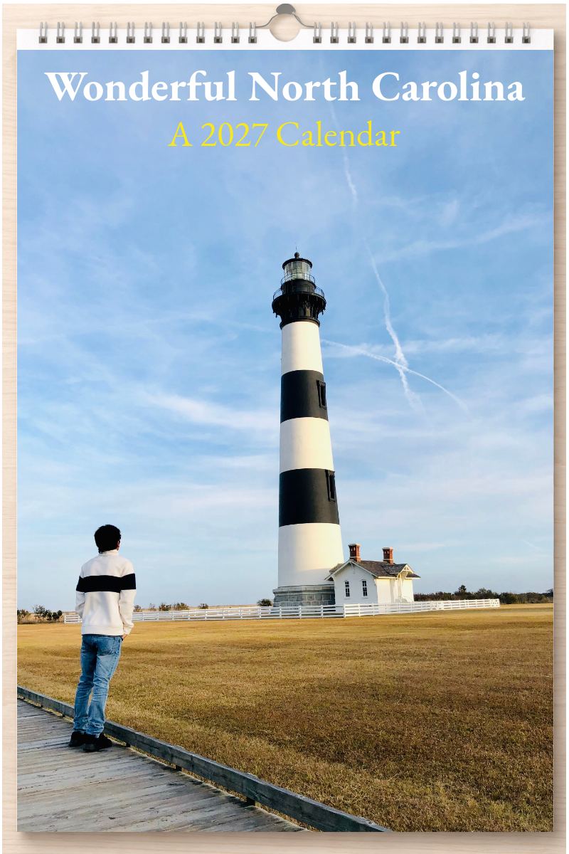 Wonderful North Carolina: A 2027 Calendar