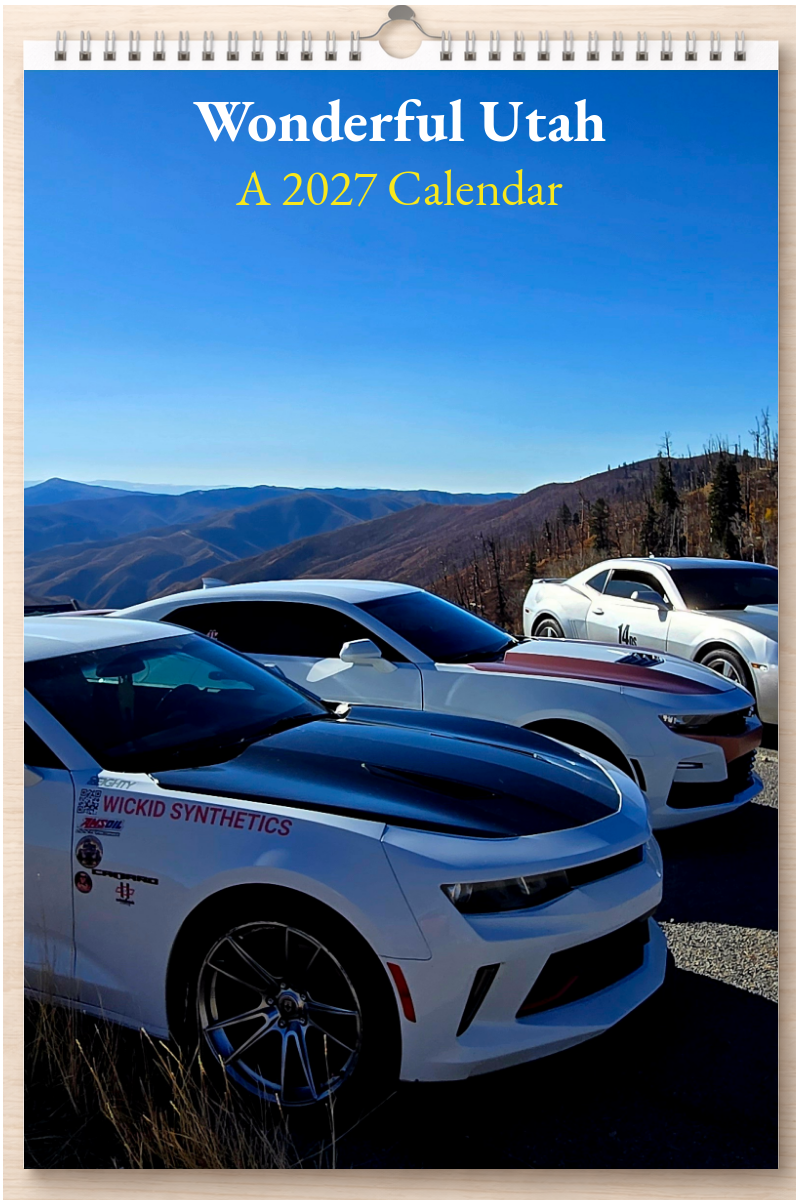 Wonderful Utah: A 2027 Calendar