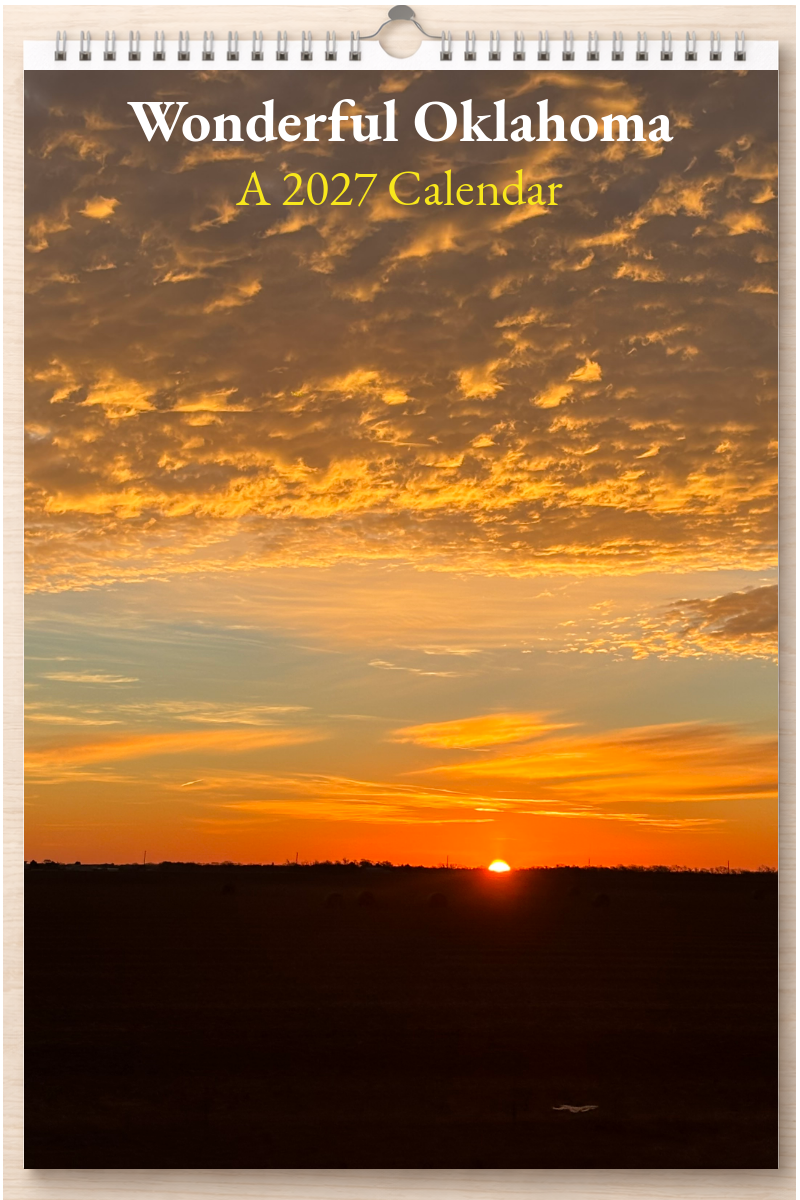 Wonderful Oklahoma: A 2027 Calendar