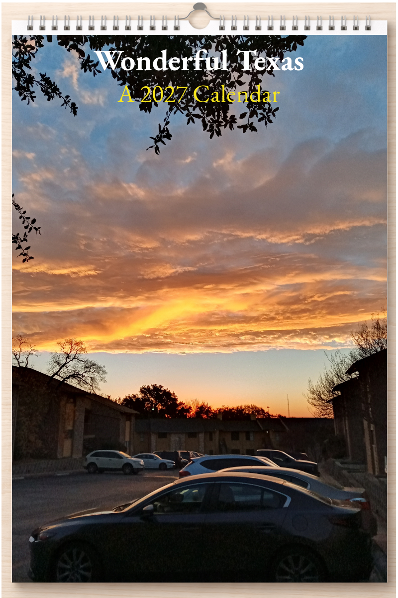 Wonderful Texas: A 2027 Calendar