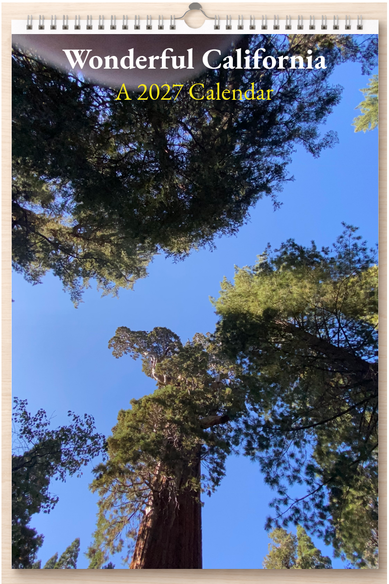 Wonderful California: A 2027 Calendar