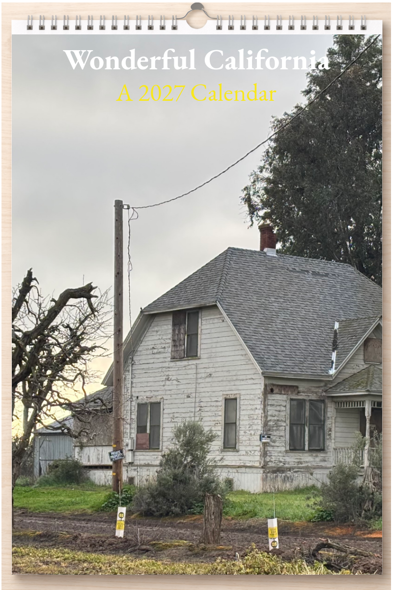 Wonderful California: A 2027 Calendar
