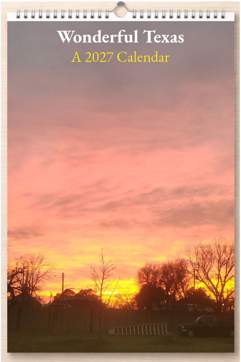 Wonderful Texas: A 2027 Calendar