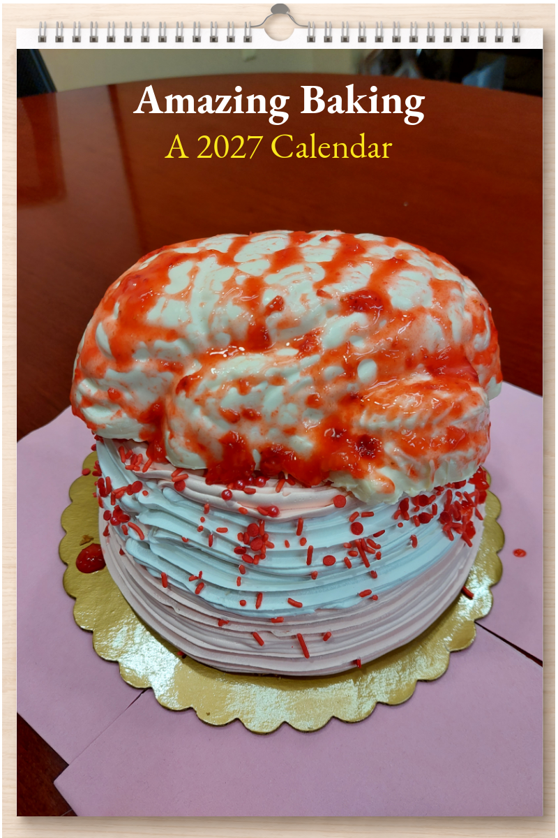 Amazing Baking: A 2027 Calendar