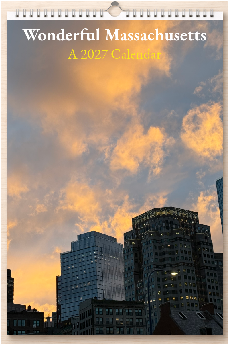 Wonderful Massachusetts: A 2027 Calendar