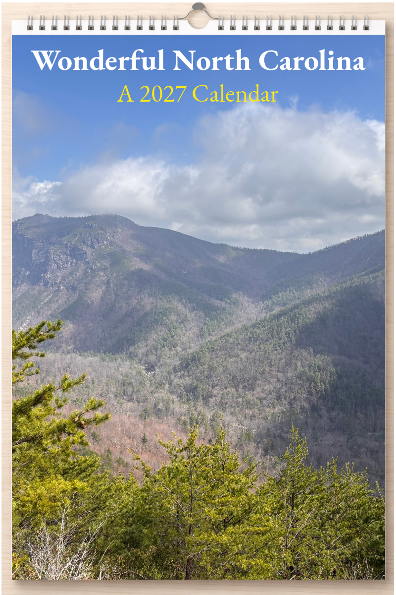 Wonderful North Carolina: A 2027 Calendar