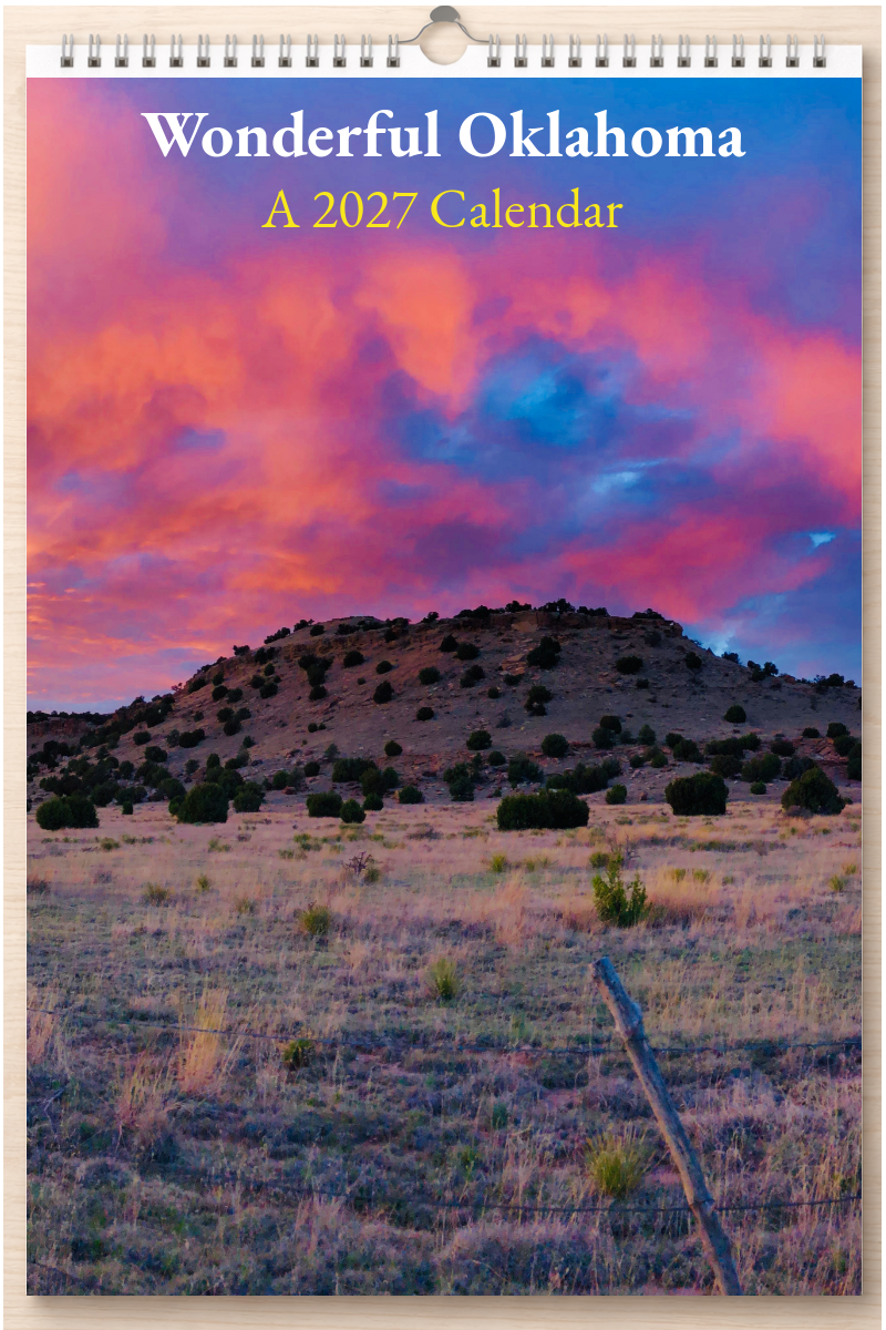 Wonderful Oklahoma: A 2027 Calendar