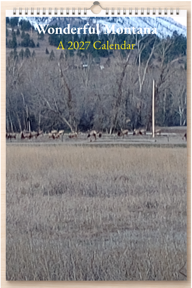 Wonderful Montana: A 2027 Calendar