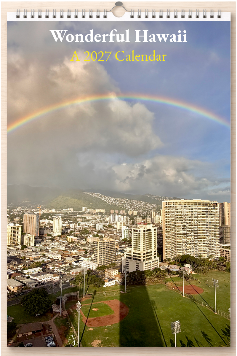 Wonderful Hawaii: A 2027 Calendar