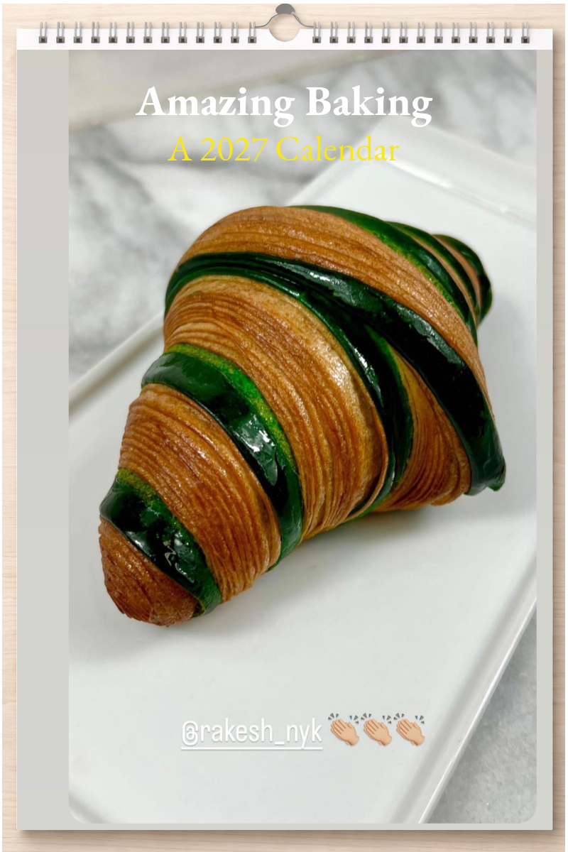 Amazing Baking: A 2027 Calendar