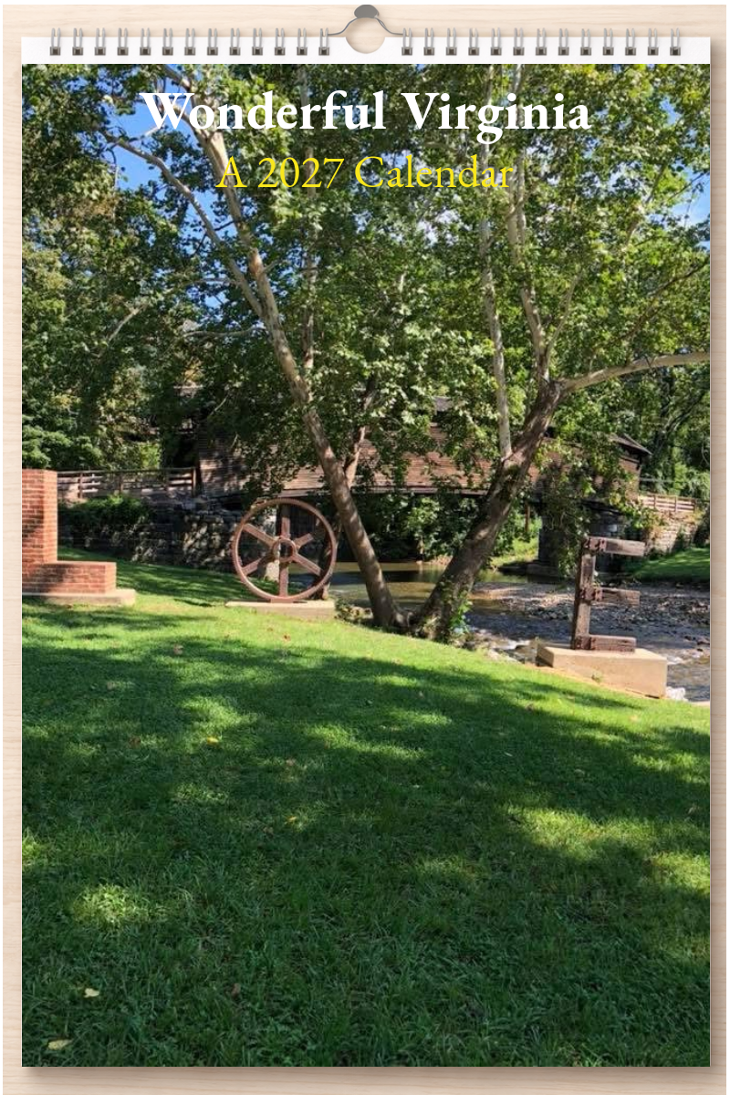 Wonderful Virginia: A 2027 Calendar