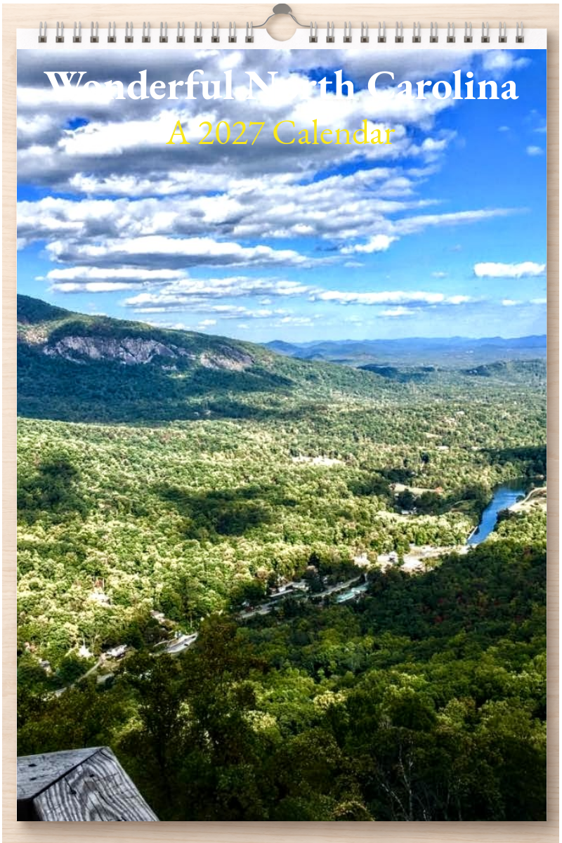 Wonderful North Carolina: A 2027 Calendar