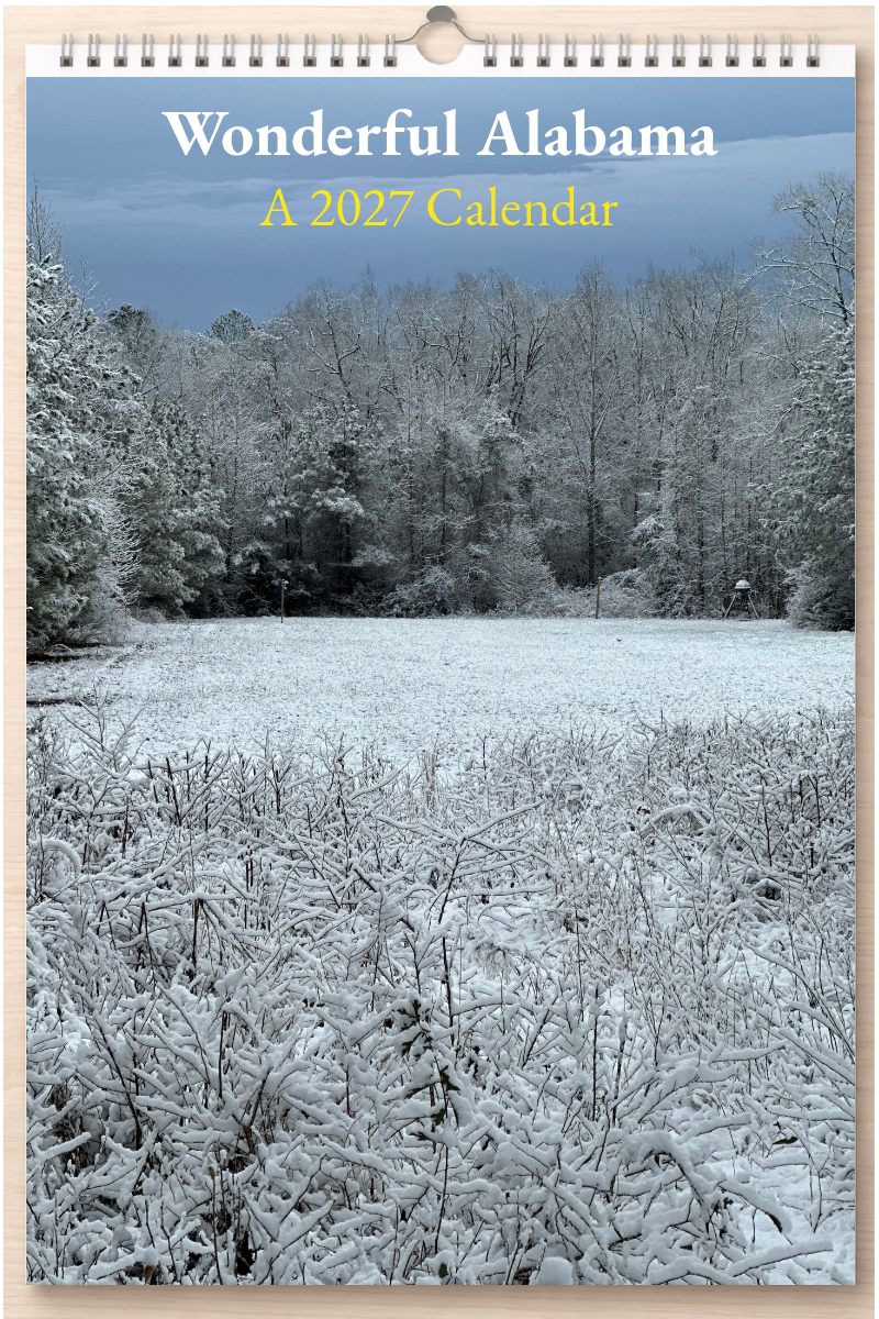 Wonderful Alabama: A 2027 Calendar