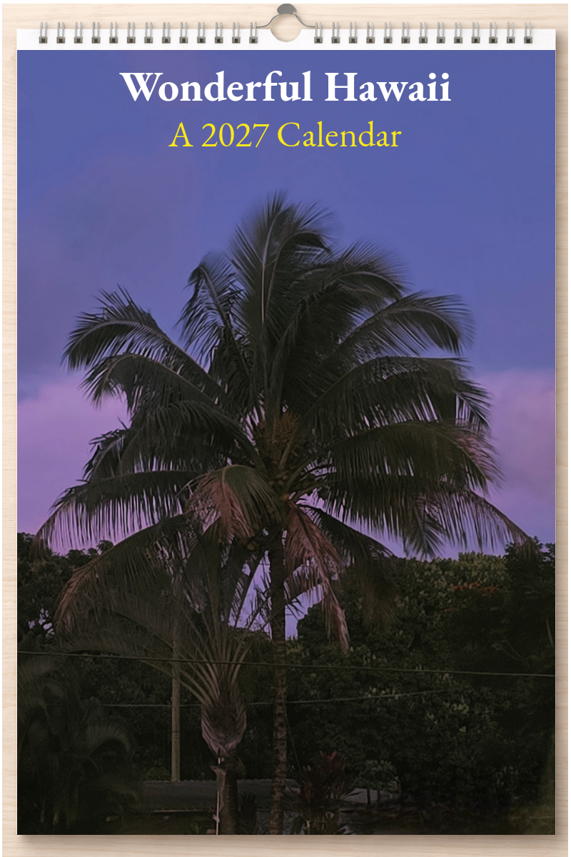 Wonderful Hawaii: A 2027 Calendar