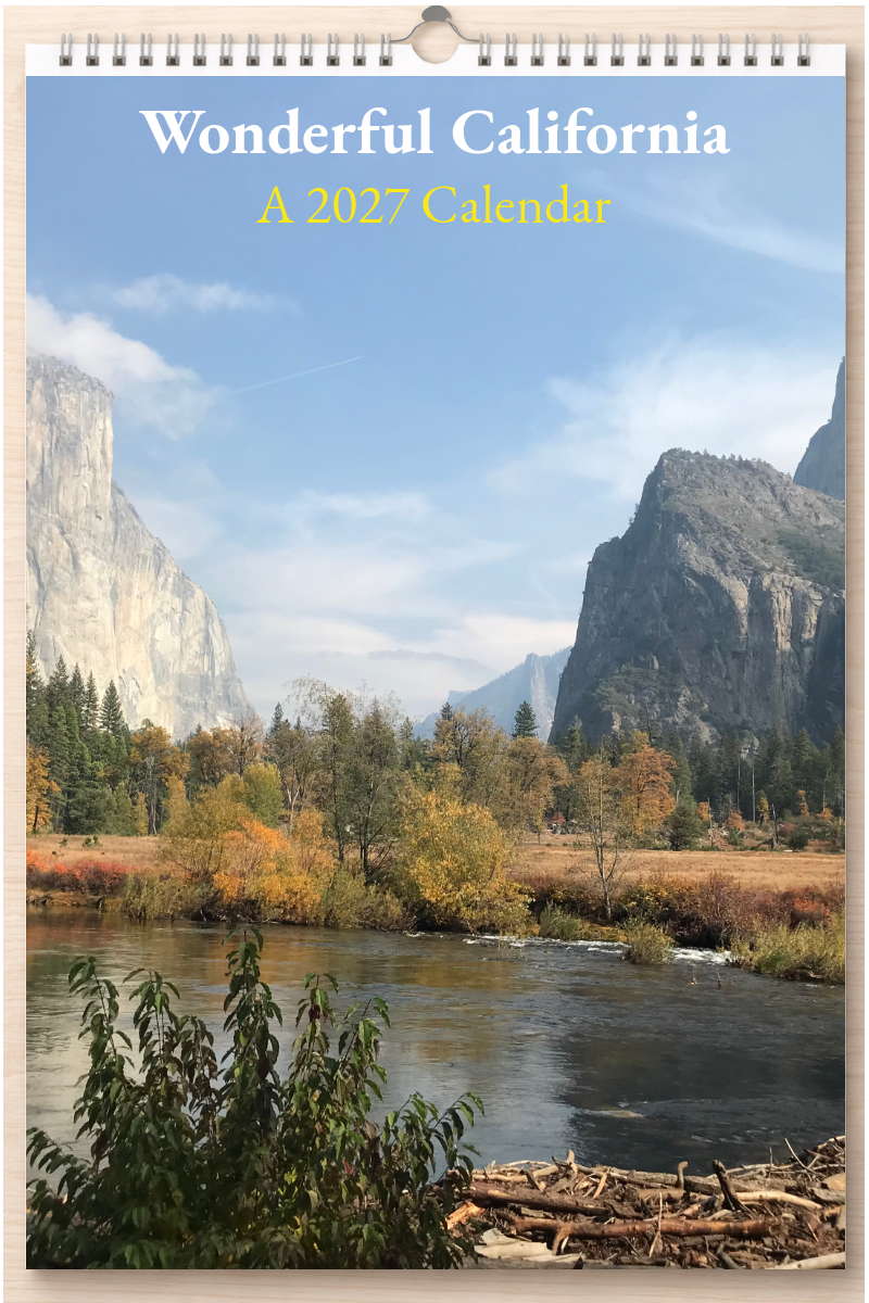 Wonderful California: A 2027 Calendar