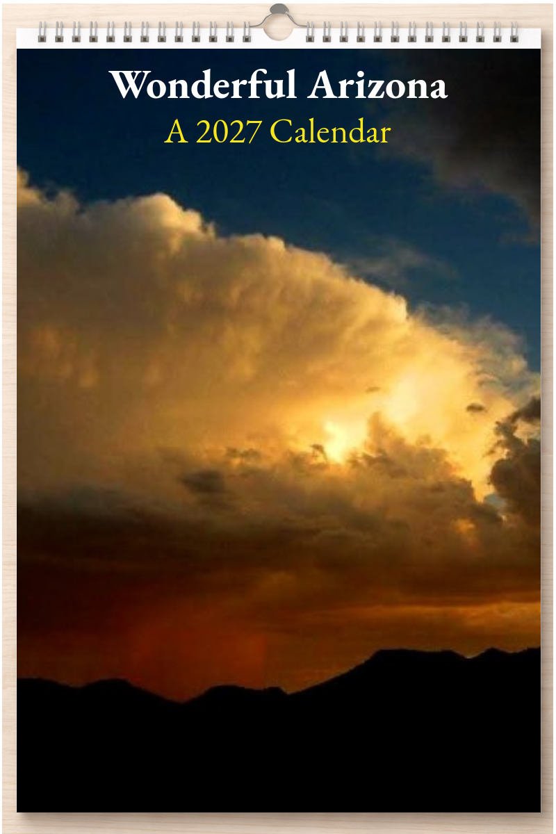 Wonderful Arizona: A 2027 Calendar