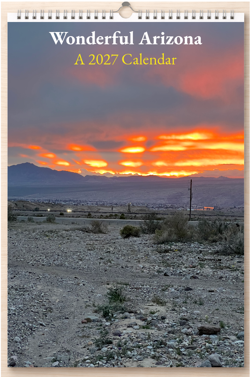 Wonderful Arizona: A 2027 Calendar
