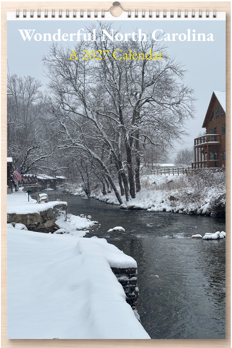 Wonderful North Carolina: A 2027 Calendar