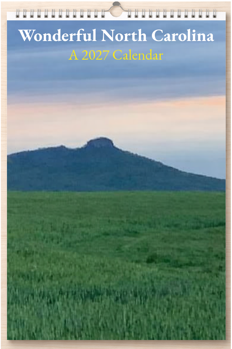 Wonderful North Carolina: A 2027 Calendar