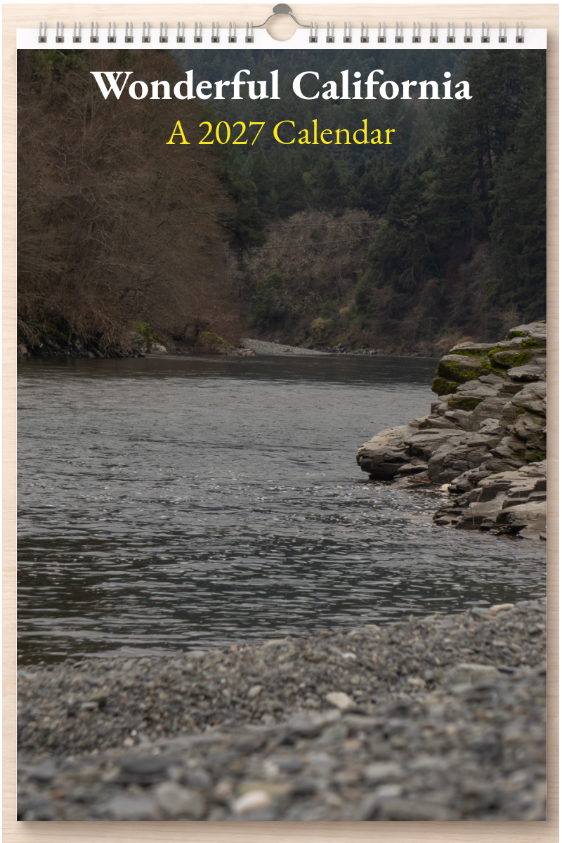 Wonderful California: A 2027 Calendar