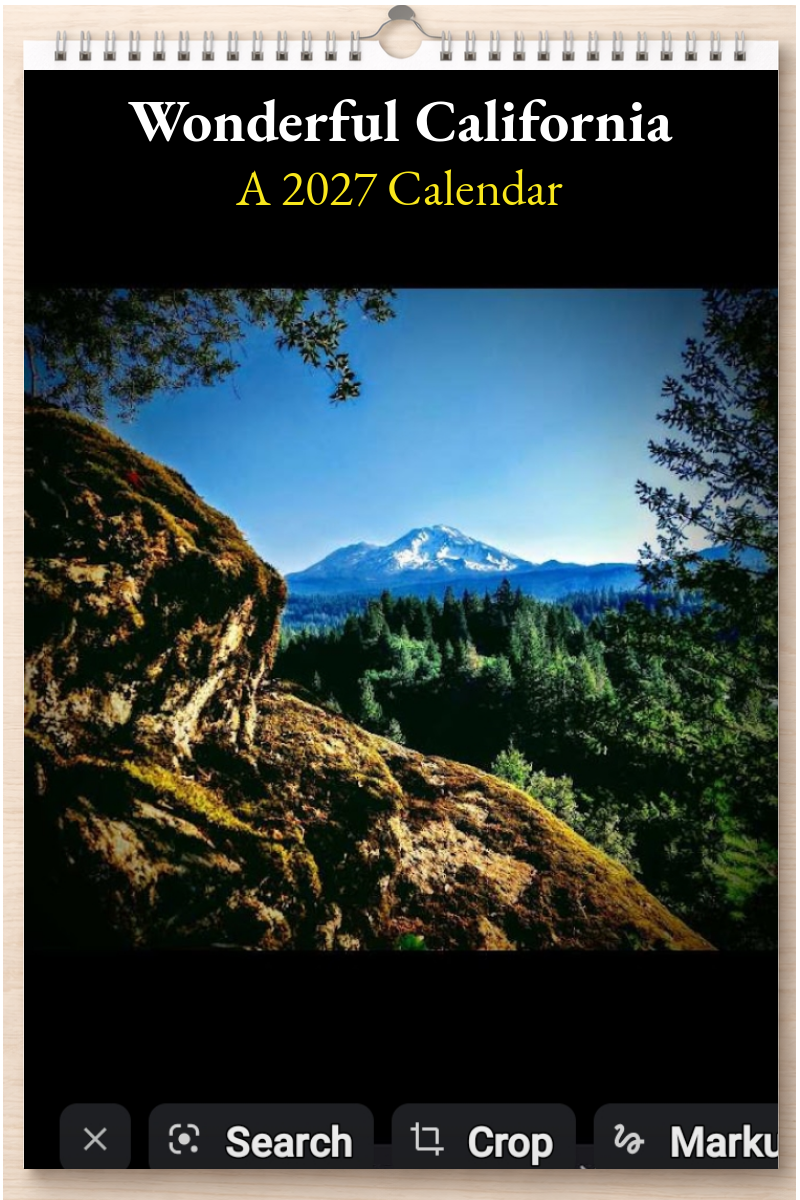Wonderful California: A 2027 Calendar
