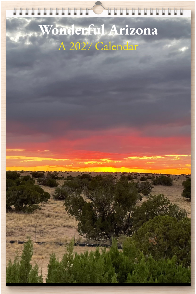 Wonderful Arizona: A 2027 Calendar